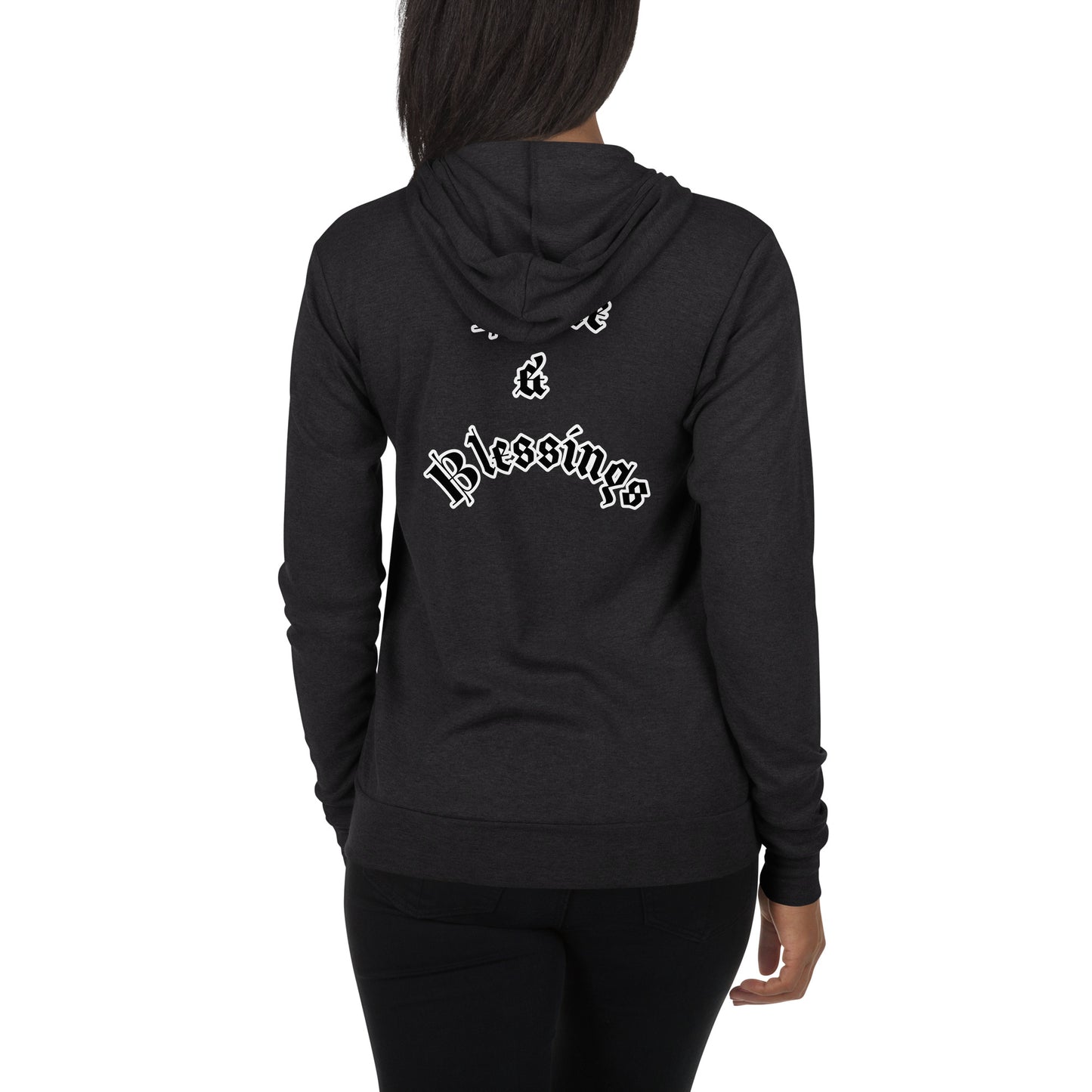Unisex zip hoodie