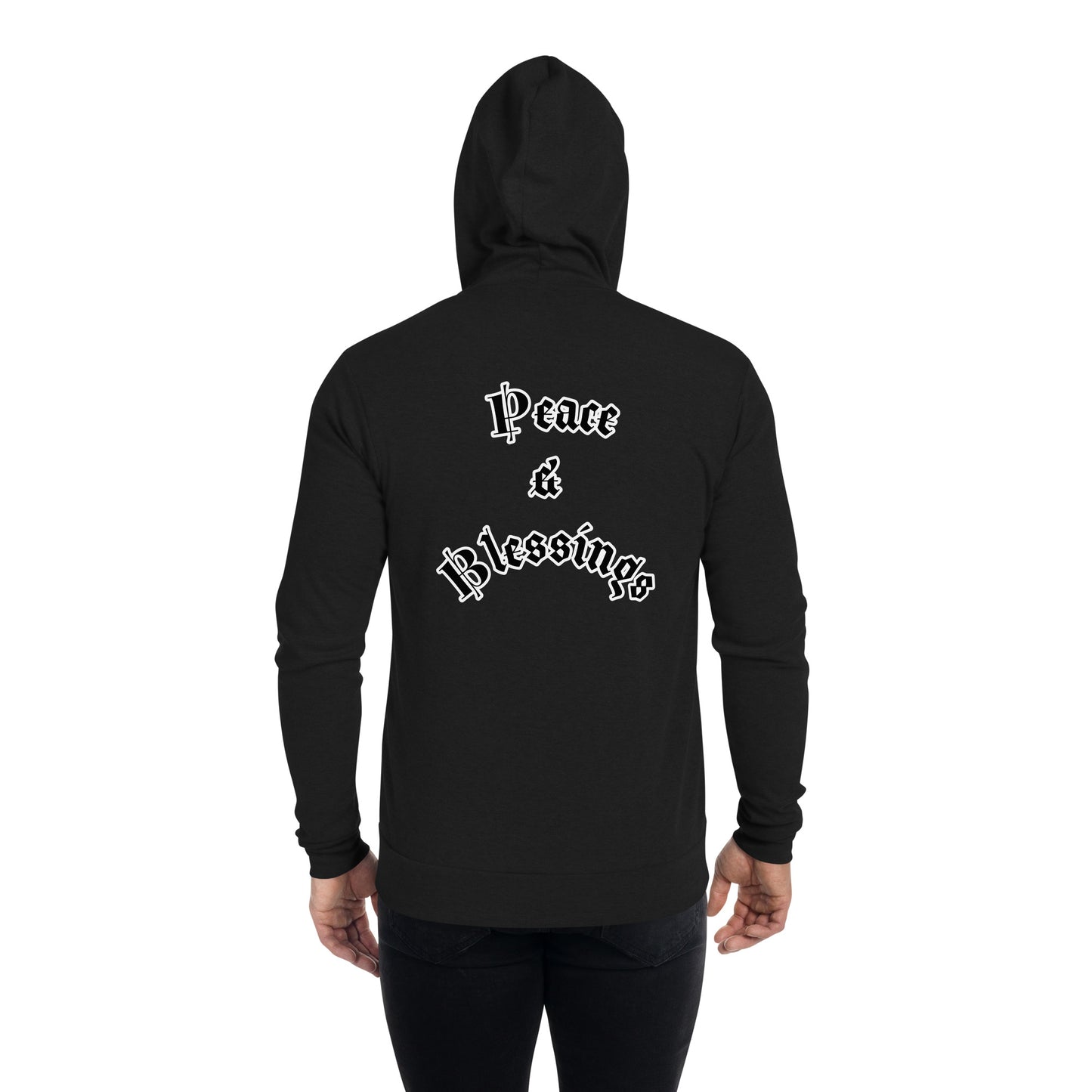 Unisex zip hoodie