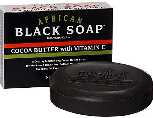 Black Soap with Cocoa Butter and Vitamin E