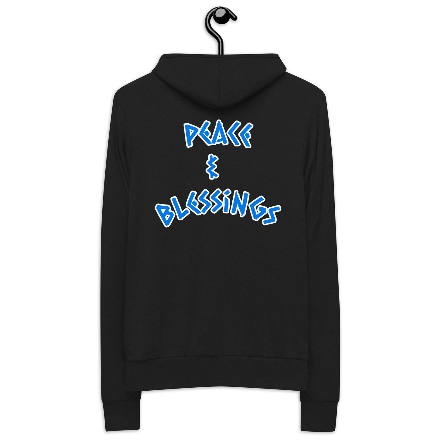 Peace & Blessing Zip Unisex zip hoodie