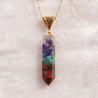 Chakra Pointed Pendant