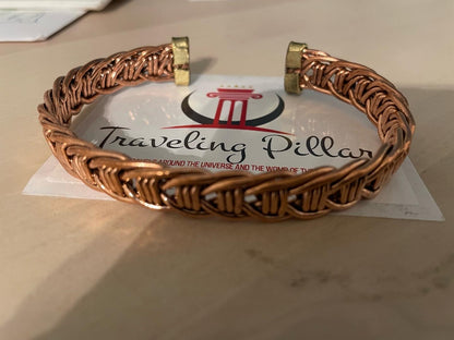 Copper Braided Bracelet