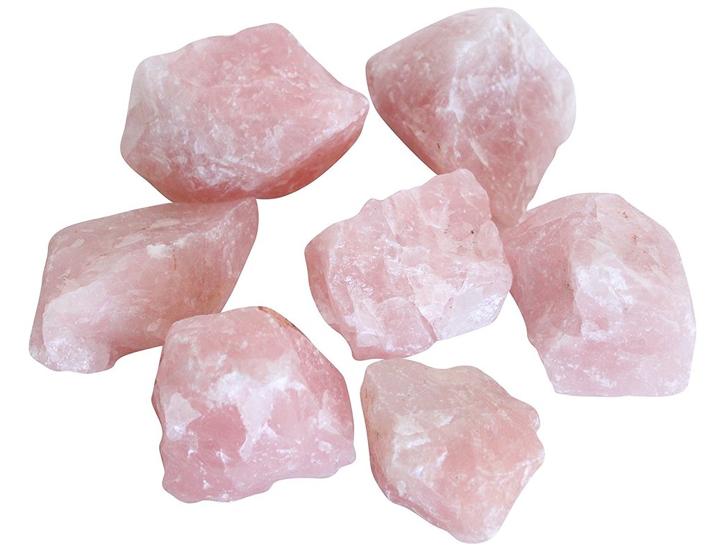 Raw Rose Quartz (1 stone)